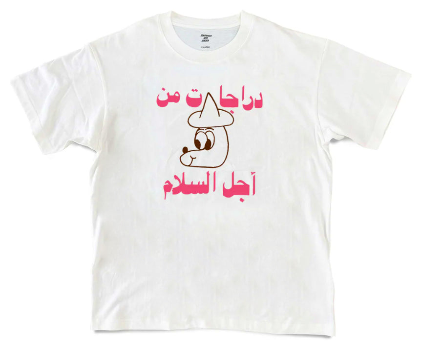 Barry McGee Tokyo Rally Tee by Scooters for Peace